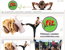 Tablet Screenshot of fitforfun.com